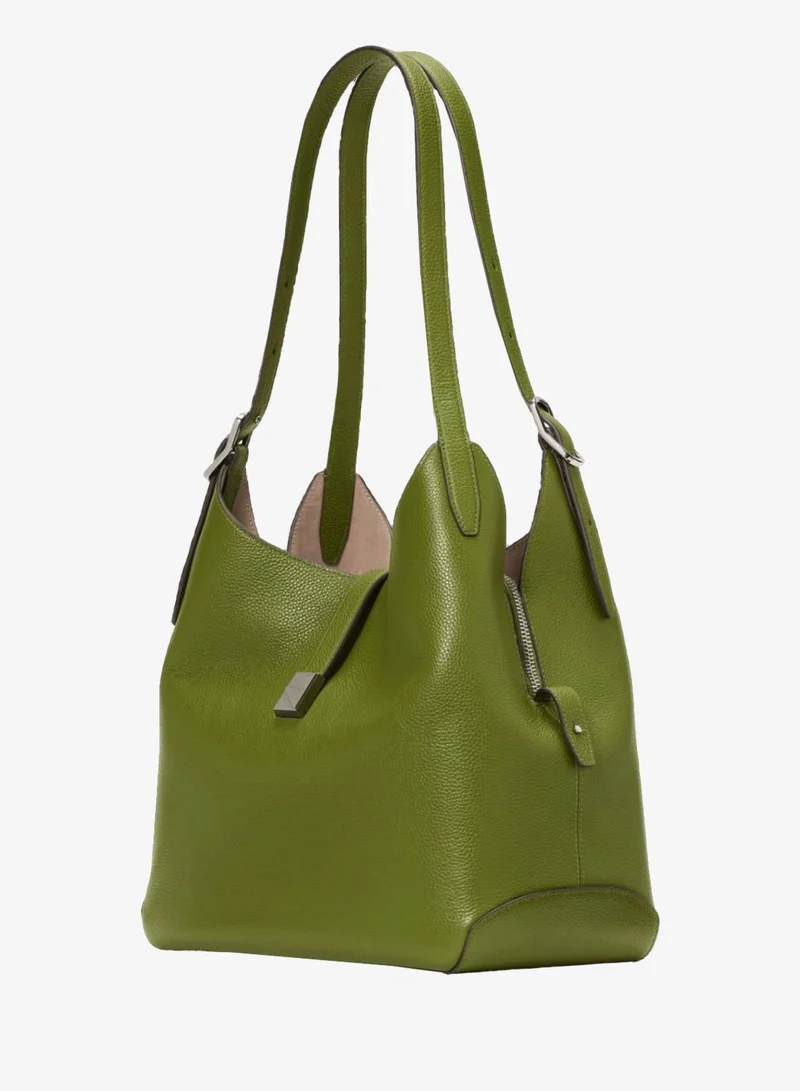 Kate Spade Deco Pebbled Leather Large Shoulder Bag