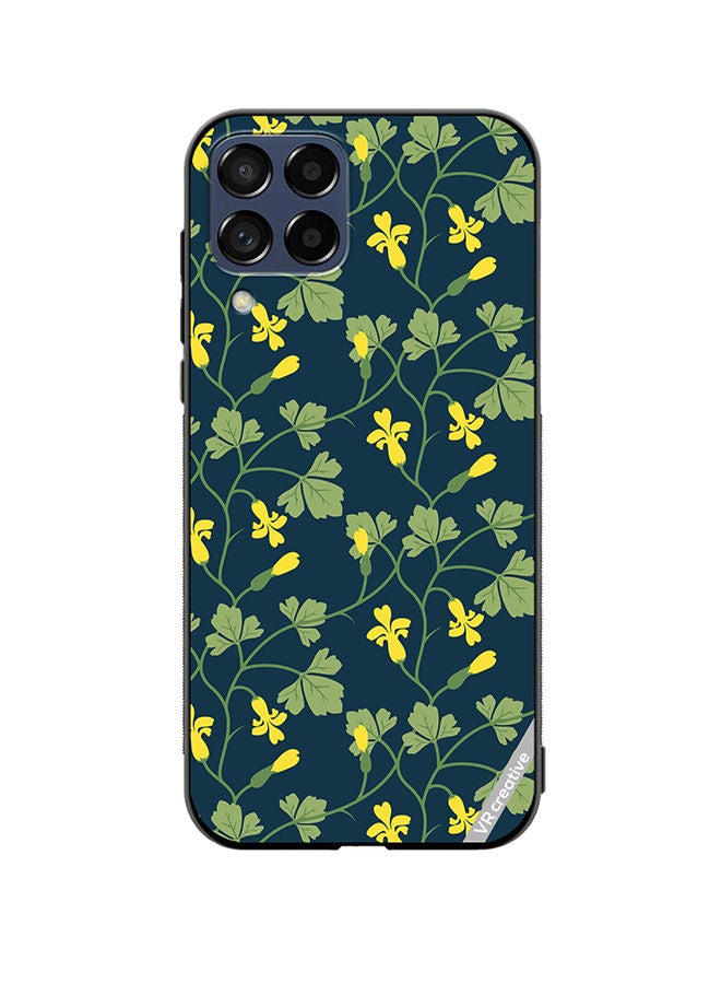 VR CREATIVE Protective Case Cover For Samsung Galaxy M33 Flower Design Multicolour - Image 1