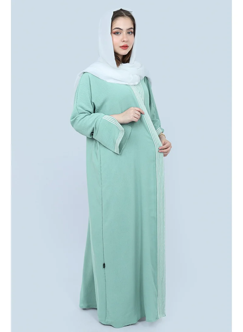 IKKXA Abaya AIK4016 Light green
