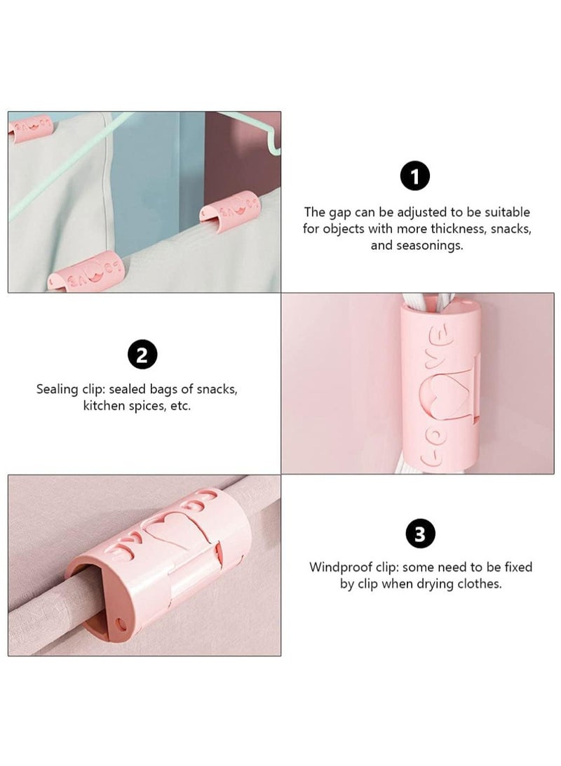Bed Sheet Clip Bed Sheet Fasteners Holder Non- Slip Elastic Mattress Corner Clips for Full Size Bed 24pcs,Pink - Image 3