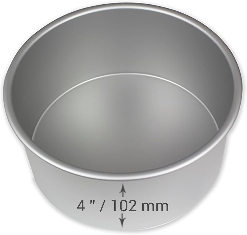 PME Professional Aluminum Baking Pan Round 8 x 4, 8-Inch - Image 3