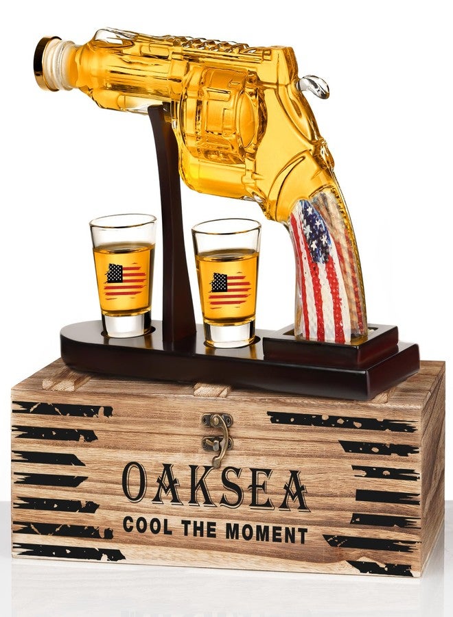 Oaksea Gifts for Men Dad, Unique Anniversary Birthday Gift for Him Husband Boyfriend, Decanter Set - Image 1