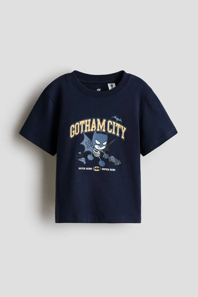 H&M Print-motif cotton T-shirt