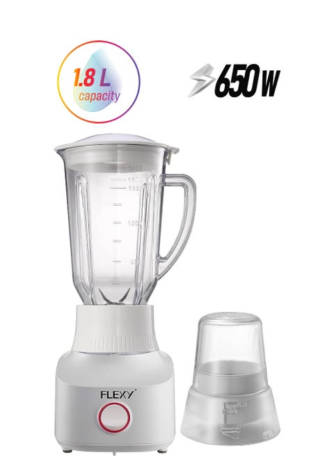 650W 2In1 Blender 1800Ml Jar & 50G