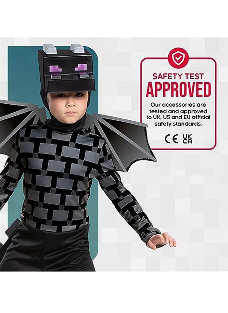 Generic - Disguise Minecraft Ender Dragon Costume for Kids, Video Game Inspired Character Outfit, Classic Child Black - Image 1