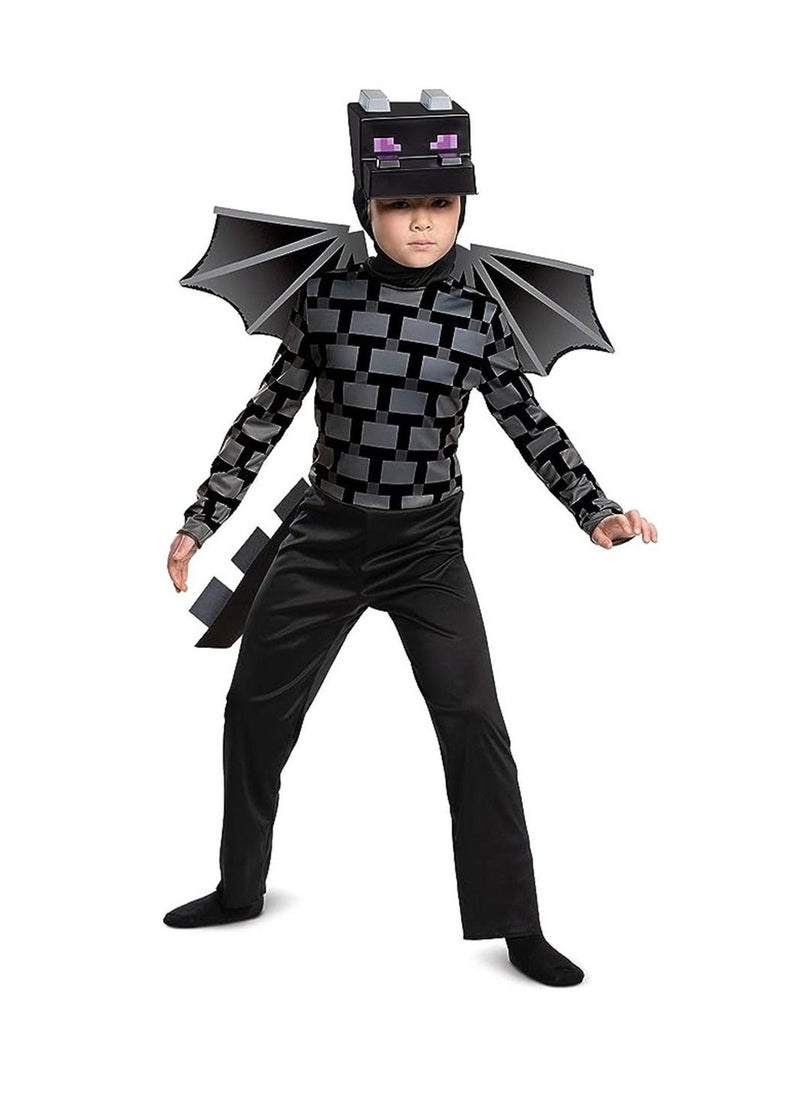 Generic - Disguise Minecraft Ender Dragon Costume for Kids, Video Game Inspired Character Outfit, Classic Child Black - Image 1