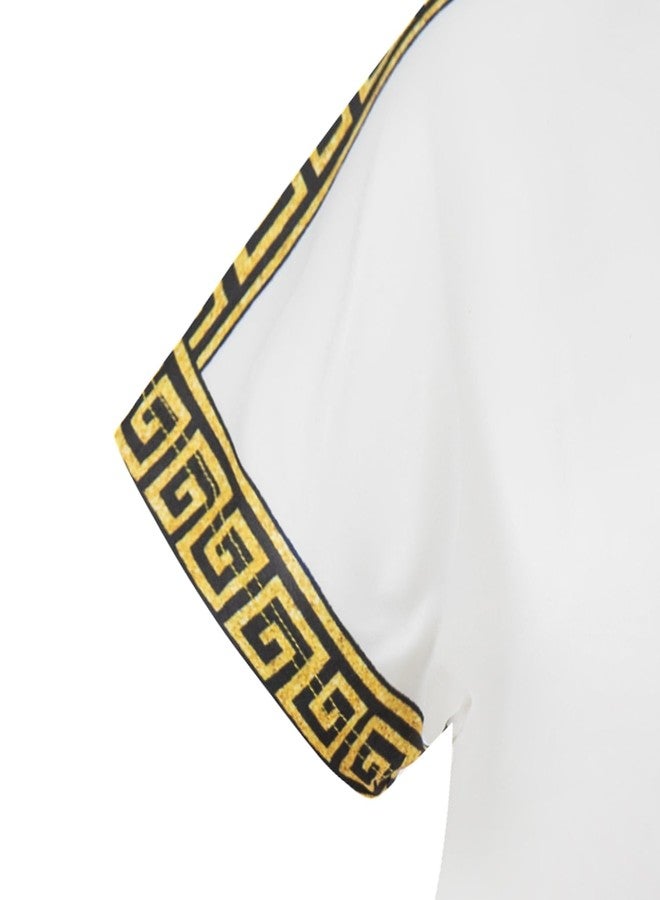 Okbebe Kids Roman Costume Halloween Greek Toga Costumes For Boys (Red 8-10Y) - Image 5