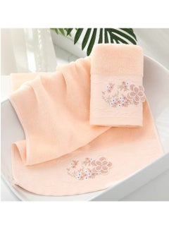 Excefore Bath Towels Soft Cotton, 100% Cotton Anti Odor Family Towels, Highly Absorbent Quick-Drying Lightweight Spa Towel for Bathroom (Pink)  - Image 4