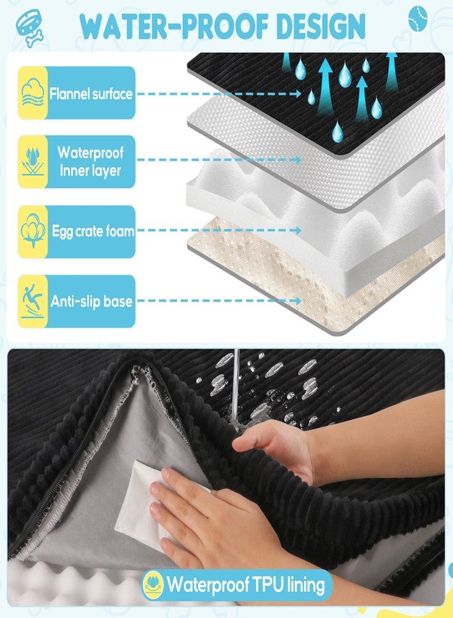 Loiion Dog Car Bed, Non-Slip Backseat Extender Pet Mat, Removable Washable Dog Bed for SUVs, Sedans & Trucks, Anti-Slip Travel Bed for Dogs, Easy Clean & Scratch-Proof & Comfort (Medium (50"L×24.6"W×2"H)) - Image 3
