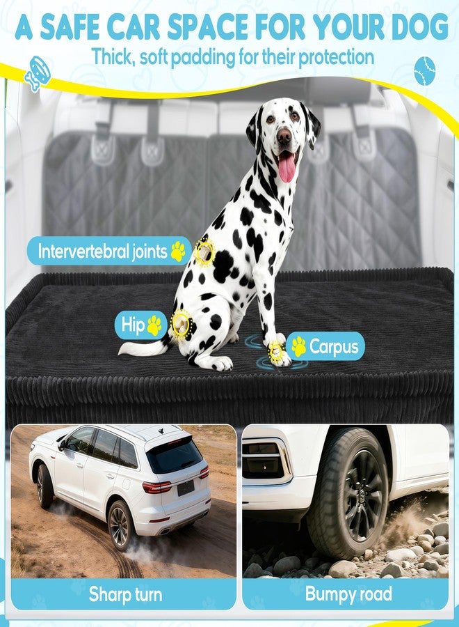 Loiion Dog Car Bed, Non-Slip Backseat Extender Pet Mat, Removable Washable Dog Bed for SUVs, Sedans & Trucks, Anti-Slip Travel Bed for Dogs, Easy Clean & Scratch-Proof & Comfort (Medium (50"L×24.6"W×2"H)) - Image 2