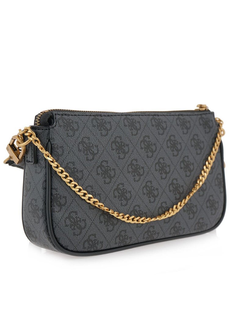 GUESS Guess Women's 2-in-1 Dark Grey Logo-Printed Crossbody Bag  - Image 5