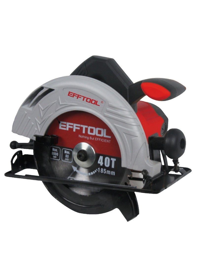 EFFTOOL Cordless Circular Saw 185mm 1350W 5000 RPM Power Tool Metal  Tool Only  - Image 1