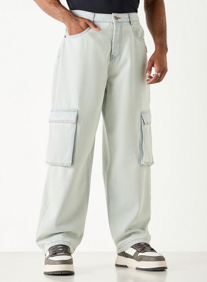 ستارتر بنطلون جينز بقصة مريحة وجيوب من ستارتر - Image 1