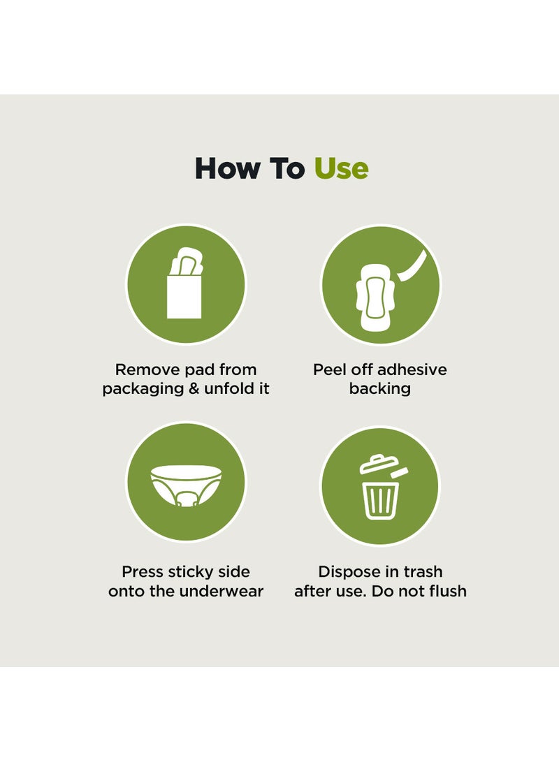 بيساف بي سيف فوط صحية رفيعة جدا مع أجنحة، فائقة النعومة ومضادة للتسرب، غير معطرة، خالي من مواد ضارة ولا يسبب الحكة، حماية ليلية، طويلة اكسترا XXL – 12 فوطة - Image 3