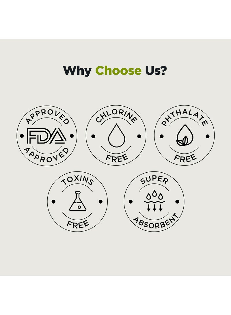 بيساف بي سيف فوط صحية رفيعة جدا مع أجنحة، فائقة النعومة ومضادة للتسرب، غير معطرة، خالي من مواد ضارة ولا يسبب الحكة، حماية ليلية، طويلة اكسترا XXL – 12 فوطة - Image 5