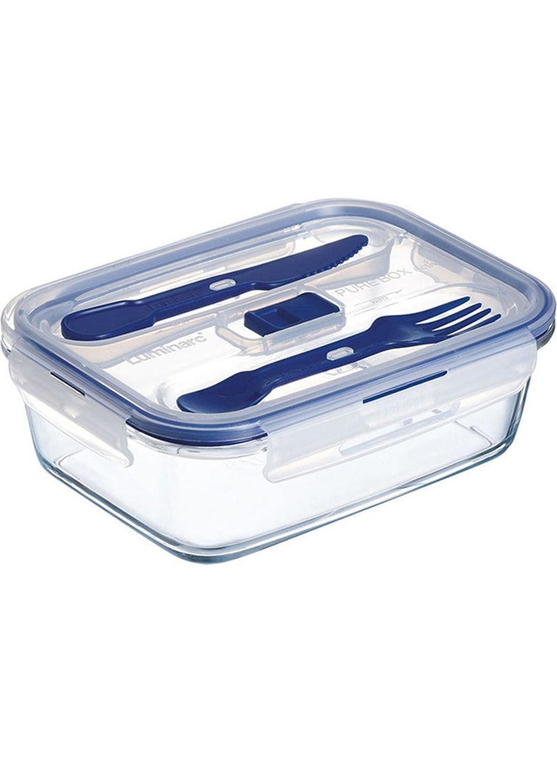 Lumınarc - Luminarc Pure Box Active Picnic Container Rectangular 1220 cc - Image 1