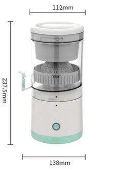 SHOPI Citrus Juicer Machines Fruit Electric Orange Juicer Squeezer USB Rechargeable Easy Press Lemon Lime Orange Grapefruit Juice Squeezer Easy to Clean fruit juicer  - Image 2