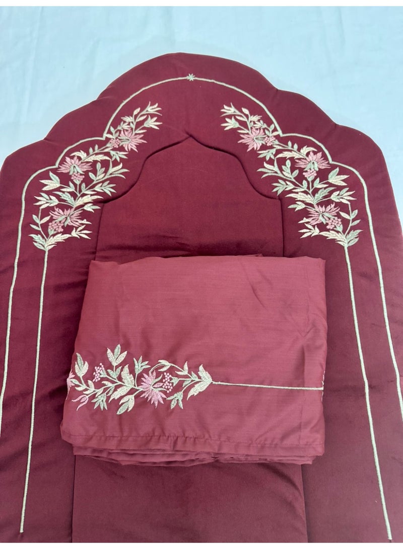 برايدس طقم سجاد صلاة مع شرشف    مرد مطرز - Image 3