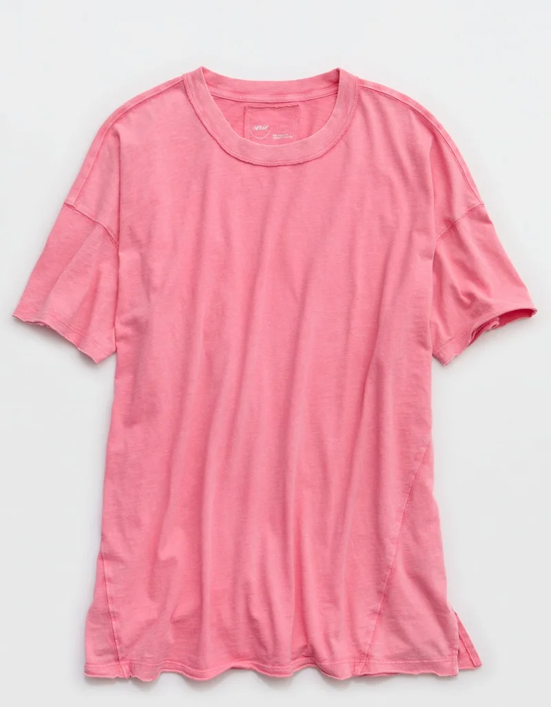 Aerie  Aerie Oversized Crew Boyfriend T-Shirt for Women | Best Price UAE