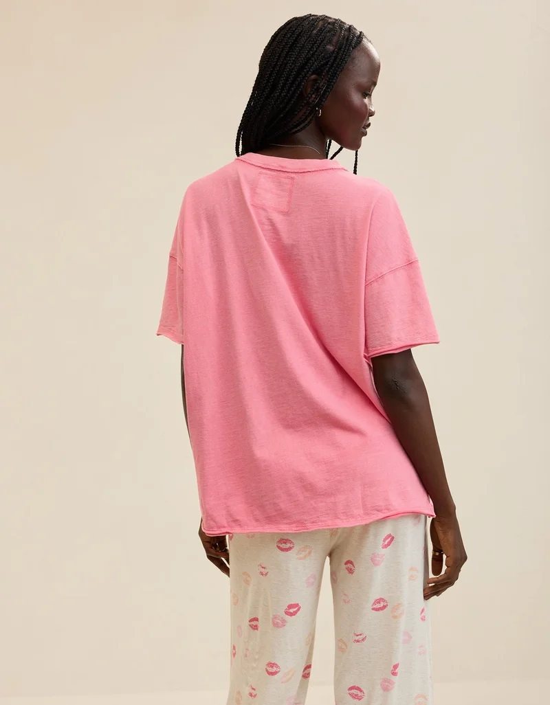 Aerie  Aerie Oversized Crew Boyfriend T-Shirt for Women | Best Price UAE