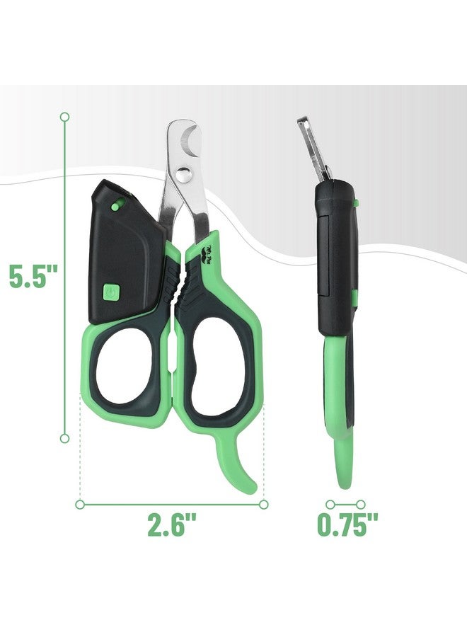 Mr. Pen Mr. Pen- Cat Nail Clipper with Adjustable LED Light, Green Cat Nail Trimmer, Cat Claw Clippers, Cat Clippers for Nails, Pet Nail Clippers, Kitten Nail Clipper, Small Dog Nail Clipper Cat Claw Trimmer - Image 2
