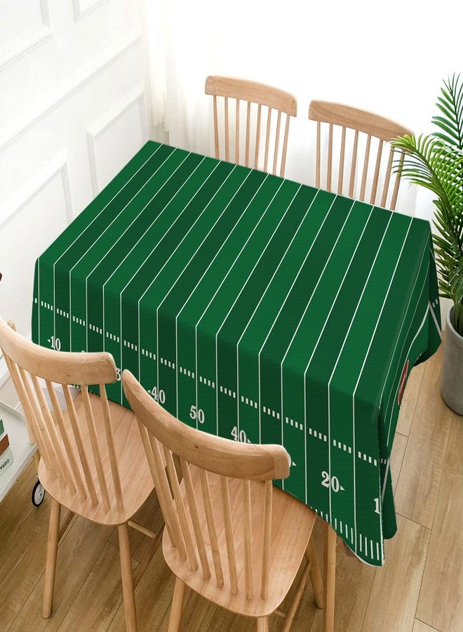Hafangry American Football Field Tablecloth Touchdown Game Day Sport Themed Party Decoration Kitchen Dining Room Home Table Cover (60" x 84") - Image 4