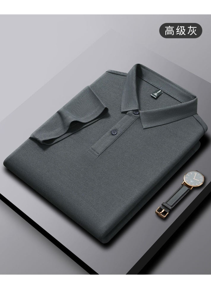 Cooling Soft Skin-Friendly Men's Polo Shirt Short Sleeve Turn-down Collar T-Shirt Summer Breathable Comfortable Male Fashion - Image 2