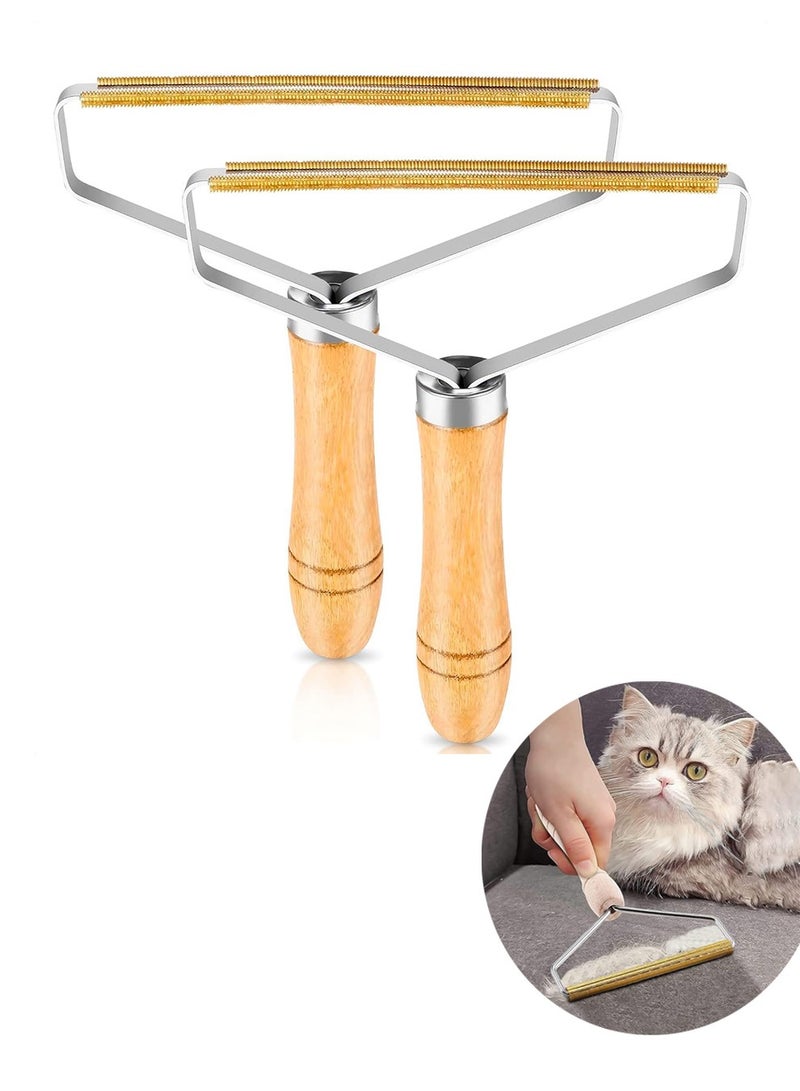 Reusable 2-Pack Lint & Pet Hair Remover - Fabric Shaver for Clothes, Furniture & Carpets  - Image 1