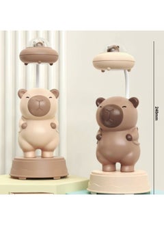 Export For Cartoon Kapi Bala Table Lamp With Pencil Sharpener DIY Stickers Small Table Lamp Three USB Charging-Color:388 Cartoon Bulra Table Lamp With Pencil Sharpener-Size:See Picture