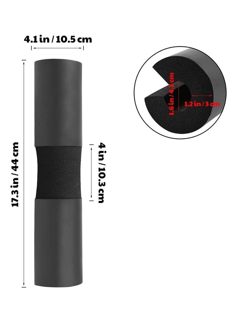 ULTIMAX Gym Bar Foam Pad Barbell Squat for Neck and Shoulder Ergonomic Protective Pad Support-Black - Image 3