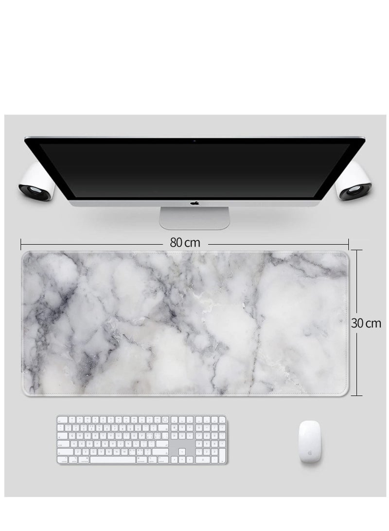 Arabest Large Mouse Pad Extended Gaming Mouse Pad Anti-slip Rubber Base Desk Pad Desktop Pad Smooth Fabric Keyboard Mouse Pad 800 * 300 * 3mm - Image 4