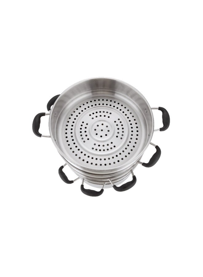 Arshia 5-Piece Stainless Steel 30cm Steamer Cooking Set from German Arshia - Image 3