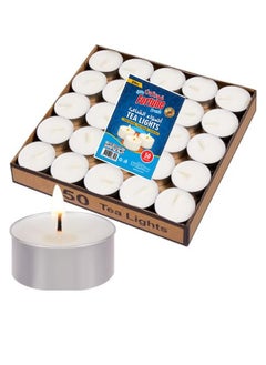Fortune Fortune Fresh 50-Piece 2 hrs burn time Tea Light Candle White/silver Scented best for diwali  - Image 2