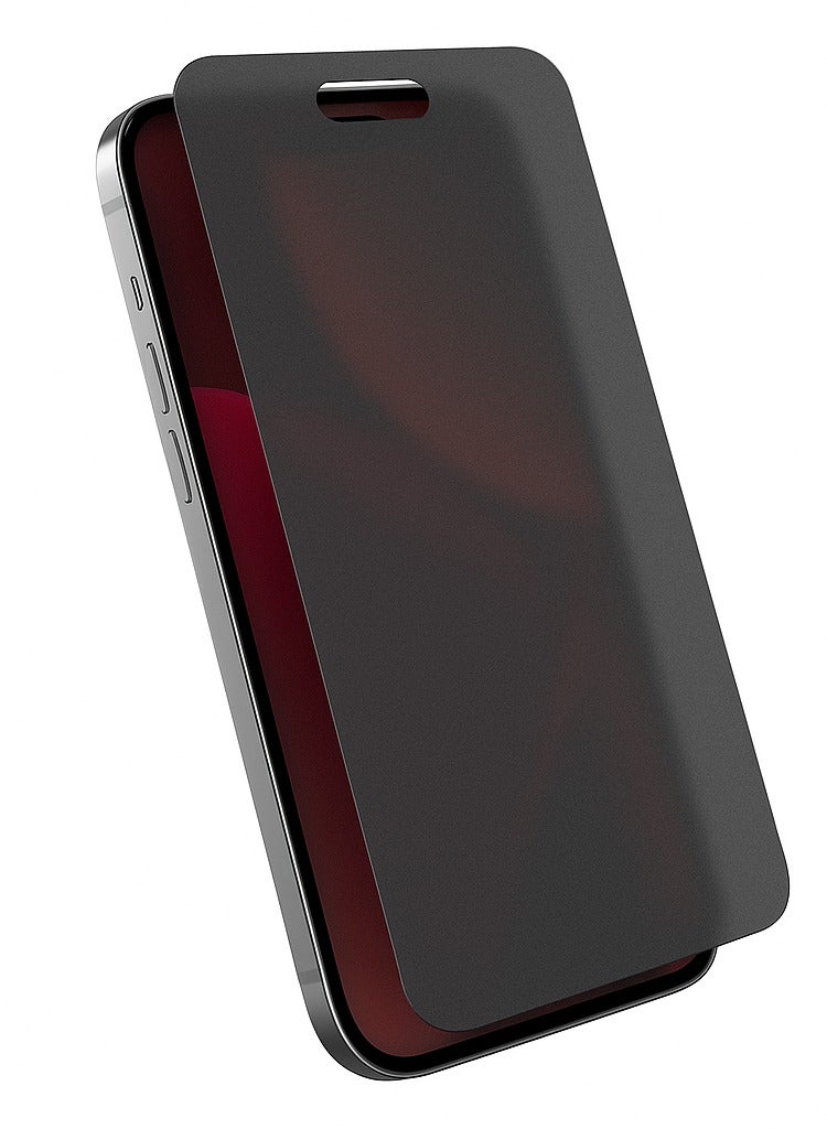 أوريجنال واقي شاشة غير لامع للخصوصية لهاتف iPhone 15 Pro - زجاج مقسّى، مضاد للتوهج، رفيع للغاية، مقاوم للخدش - Image 1