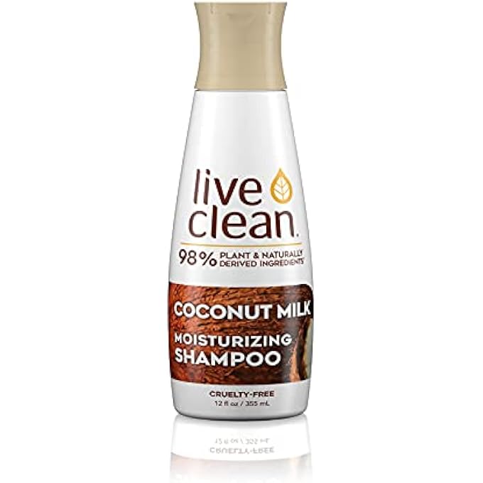 Live Clean SHAMPOO, MOISTURIZING COCONUT MILK, 12 OZ - Image 2
