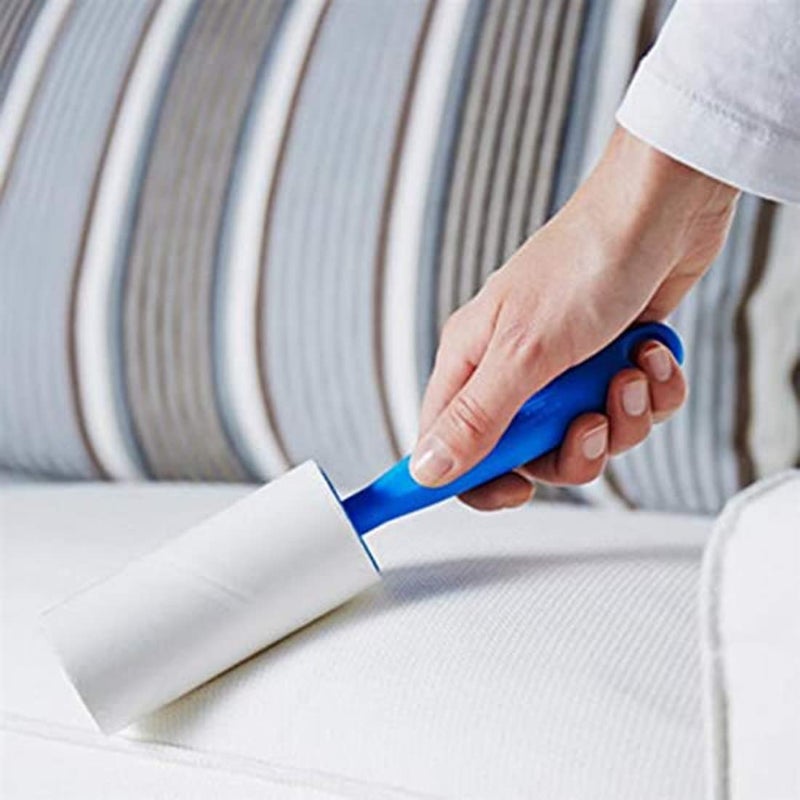 Nyrwana Lint Roller for Clothes Set Of 6 Rolls Lint Remover Roller Lint Remover for Clothes Roller Reusable Lint Roller Cloth Remover Lint Roller Portable Lint Roller 50 Sheets Each Roll Blue - Image 3