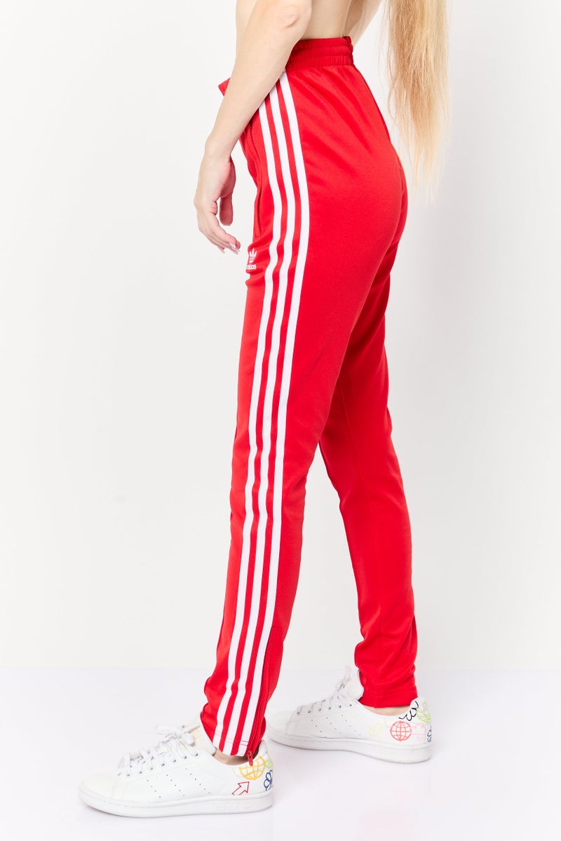adidas Originals Women Sportswear Fit Outdoor Track Pants, Red - Image 3