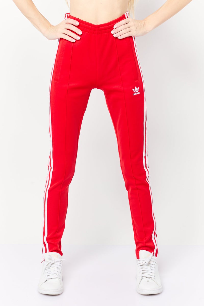 adidas Originals Women Sportswear Fit Outdoor Track Pants, Red - Image 1