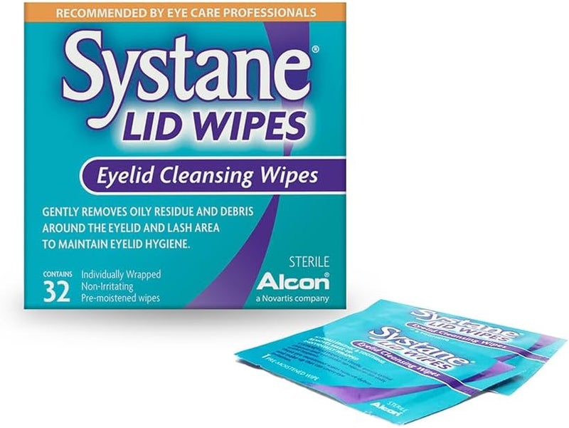 مناديل Lid Wipes - مناديل تنظيف الجفن - معقمة، عدد 32 - Image 1