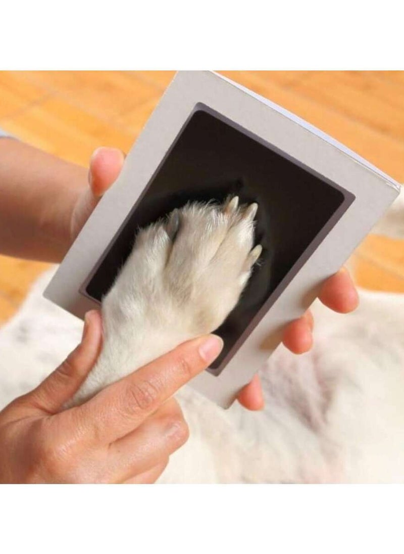 Generic 4 sets include 8 cards Pet Paw Print Clean-Touch Ink Pad Kit – Safe & Mess-Free Paw Impressions for Cats and Small Dogs Small Pet Paw Print Clean-Touch Ink Pad and Imprint Cards,Clean-Touch Ink Pad 4-Pack, Baby Handprint or Footprint Clean-Touch Ink Pad Kit, Ink Pad for Cat or Dog Pawprints, Baby and Pet Keepsake Ink Pads, Set of 4, for Small Sized Cats or Dogs, Pet Owner Gifts, DIY Keepsake Pawprint Maker, Black  - Image 5