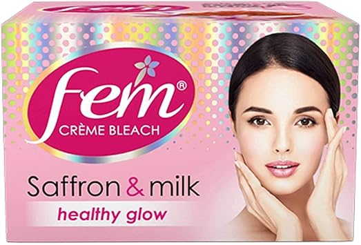fem Fem Saffron Milk Healthy Glow Creme Bleach 2 X40g Twin Pack  - Image 1