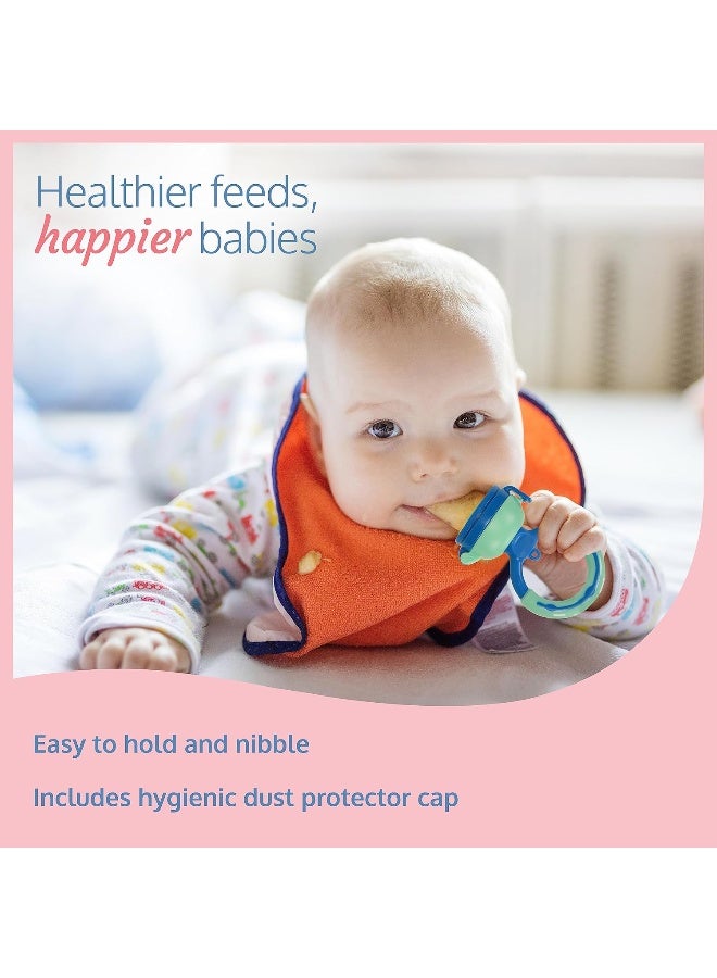 لوفلاب عبوة مزدوجة من طعام الأطفال والفواكه من لوف لاب مع ثلاثة أحجام لأكياس التغذية، خالية من مادة BPA، باللونين البني والأزرق - Image 3