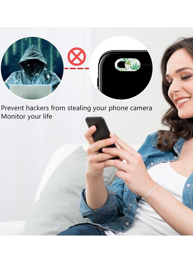 Excefore 10 Pieces Webcam Cover, Laptop Camera Cover Slider   Webcam Cover Slider, Floral Pattern Webcam Privacy Cover - Image 3