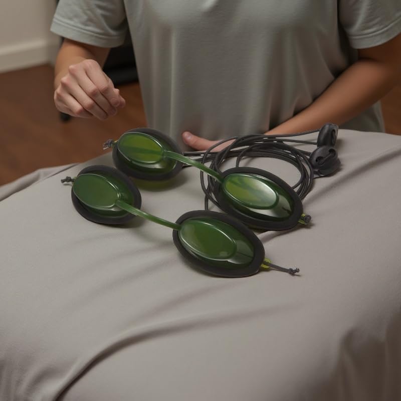 نظارات واقية من الليزر SHOCOKOIPL لحماية العينين أثناء استخدام تقنية IPL، مخصصة للاستخدام من قبل المرضى، خدمة متاحة فقط في الولايات المتحدة الأمريكية. - Image 5
