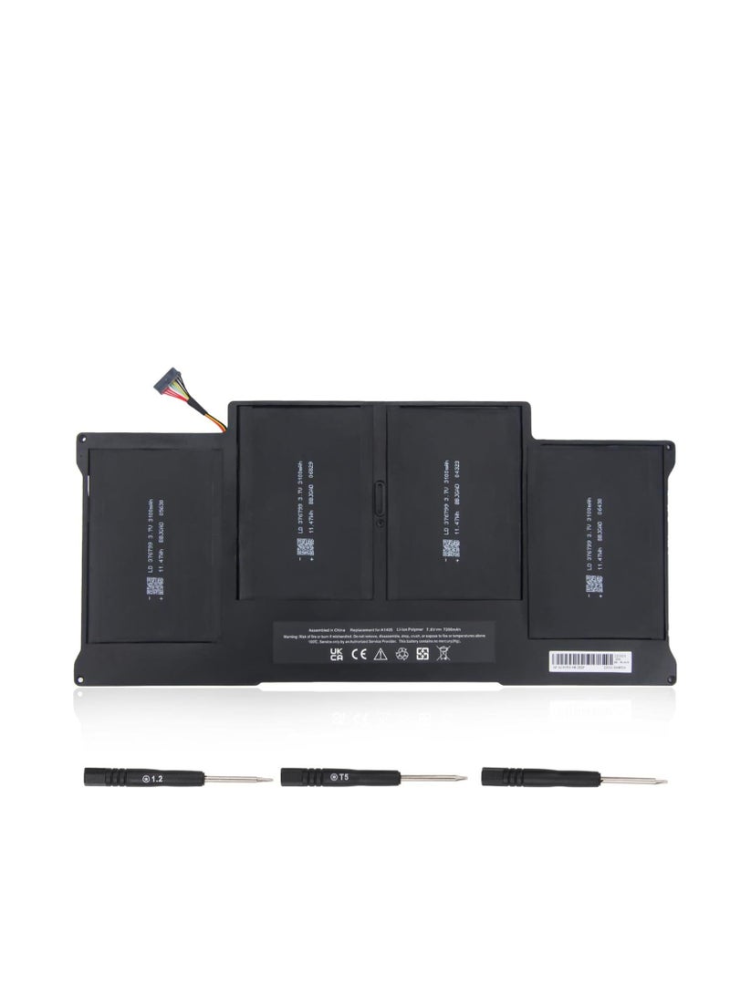 Terabyte Replacement Laptop Battery For Apple MacBook Air A1466/A1405 Black - Image 1