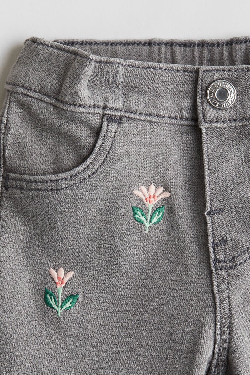 H&M Embroidered Jeans - Image 2