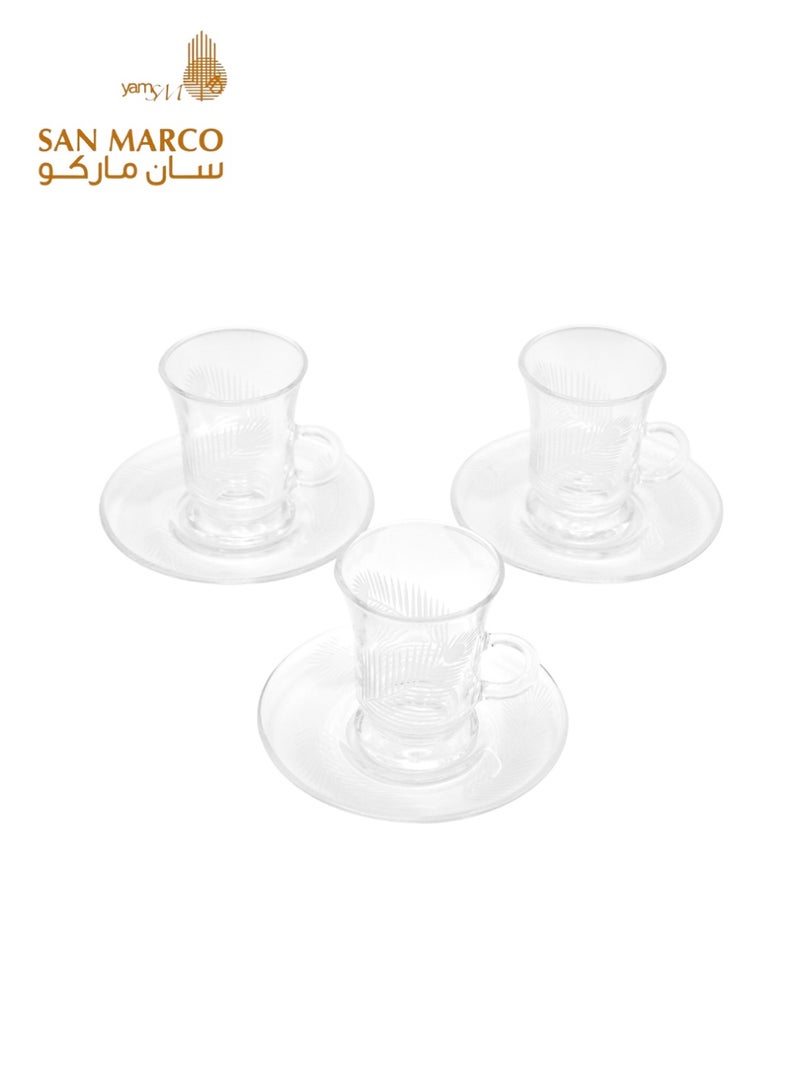 سان ماركو طقم أكواب الشاي والقهوة بتصميم فاخر - Image 3