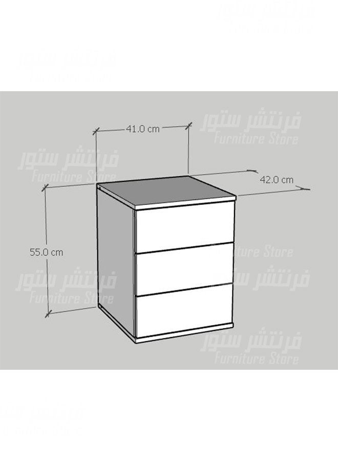 Mini room, a small modern room, consisting of a modern bed - 100 cm wide, a desk, a chest of drawers and a nightstand, from the Furniture Store. - Image 3