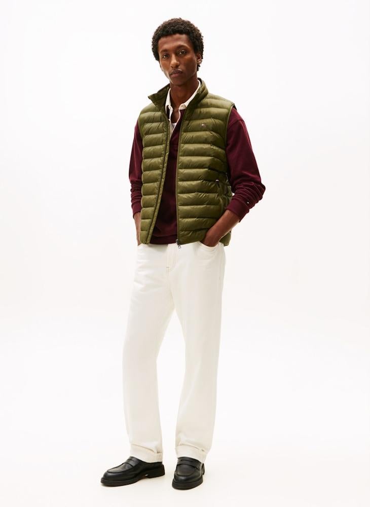 TOMMY HILFIGER Logo Gilets Puffer Jacket - Image 4