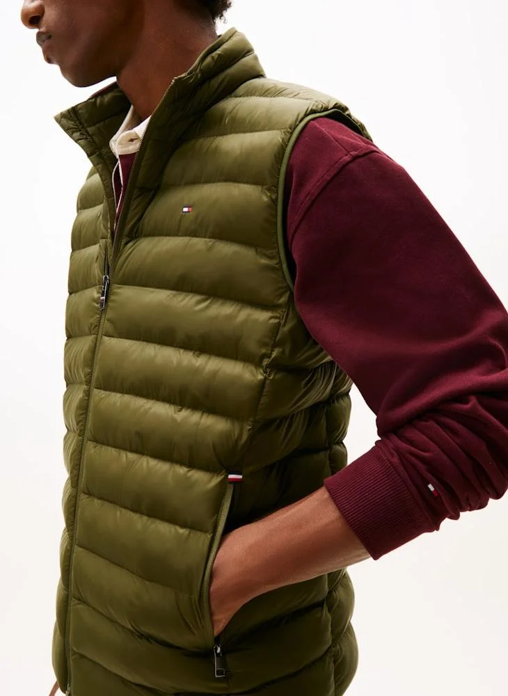 تومي هيلفيغر Logo Gilets Puffer Jacket